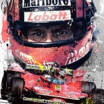 Gilles Villeneuve - Lithographs - World Champions Collection '79