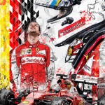 Sebastian Vettel - Lithographs - Hero