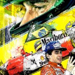 Ayrton Senna - Lithographs - Sempre Tres