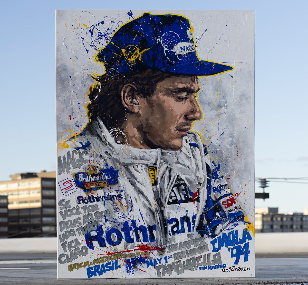 Ayrton Senna - 1994 Williams (Portrait) (Original)