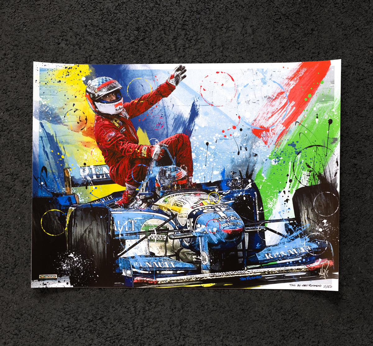 Jean Alesi & Michael Schumacher - Taxi