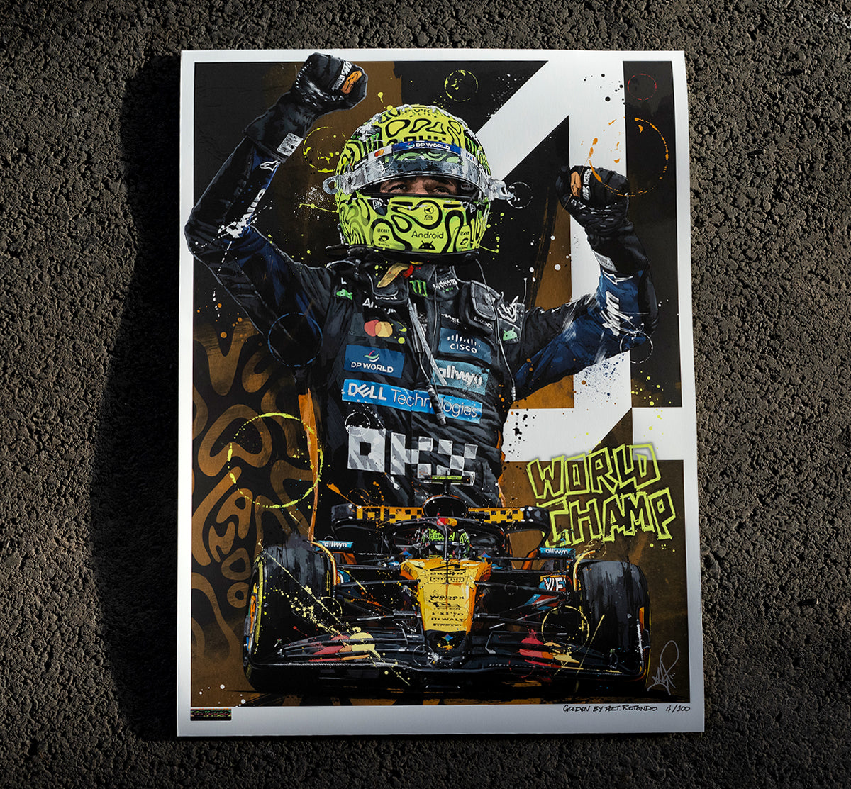 Lando Norris - Golden