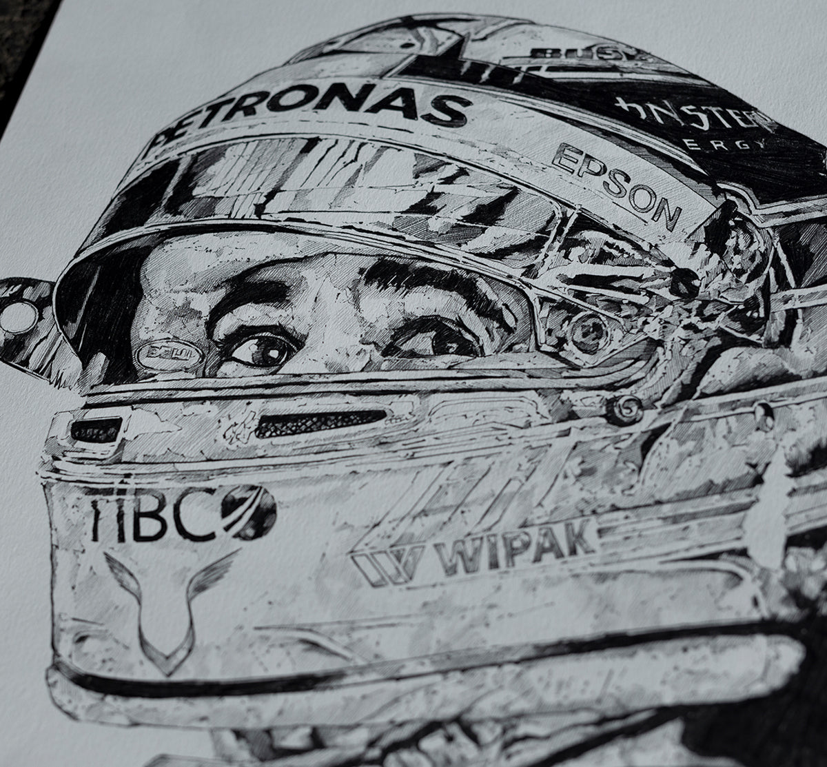 Lewis Hamilton - 2018 Mercedes (Portrait)