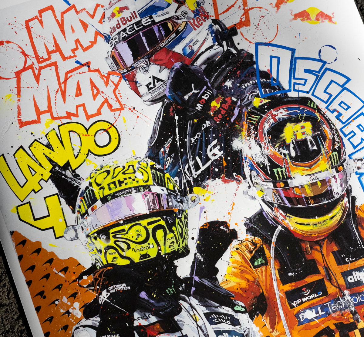 Max Verstappen, Lando Norris, Oscar Piastri - Showdown in Abu Dhabi